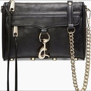 Rebecca Minkoff Mini Mac Convertible Crossbody Bag in Black
